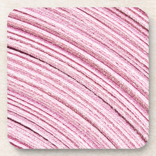 Pink Ribbon Macro Coaster