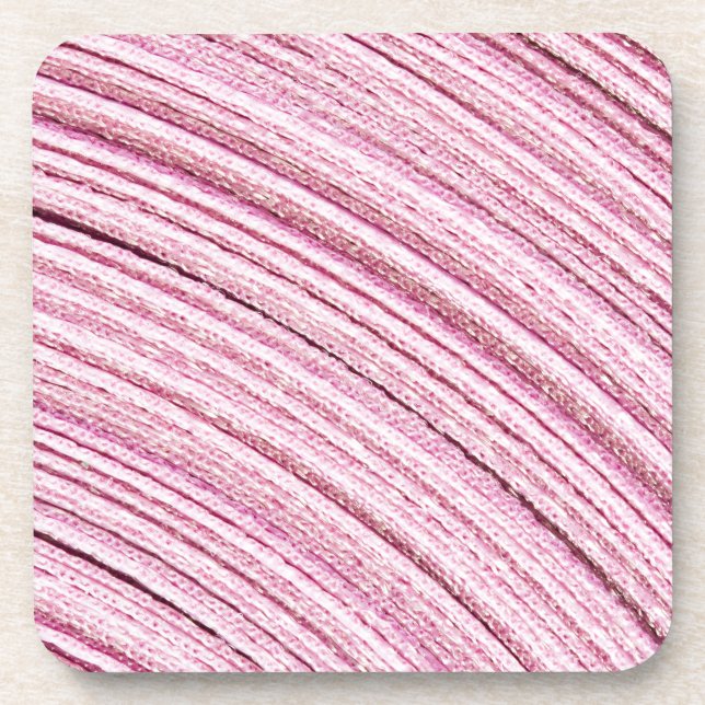 Pink Ribbon Macro Coaster (Front)