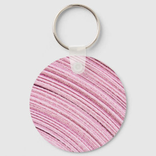 Pink Ribbon Macro Key Ring