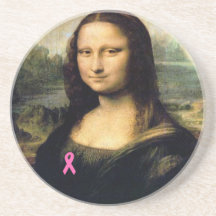 Pink Ribbon Mona Lisa