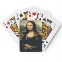 Pink Ribbon Mona Lisa