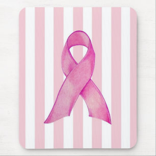 Pink Ribbon Mouse Mat