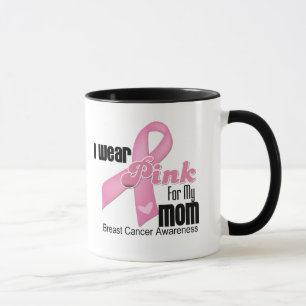 Pink Ribbon Mum Breast Cancer Mug