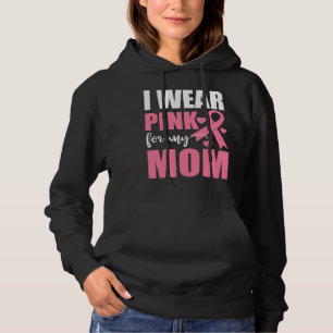 Pink Ribbon Mum Fighter Warrior Breast Cancer Hoodie