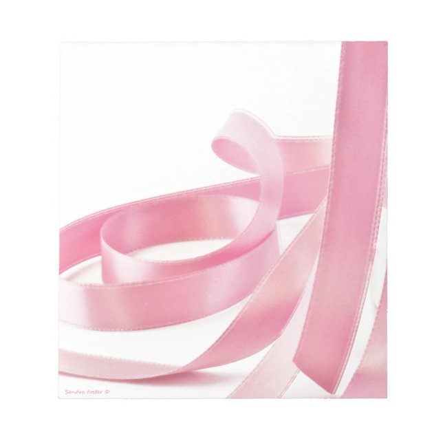 Pink Ribbon Notepad (Front)