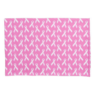 Pink Ribbon Pattern – Breast Cancer Awareness Pillowcase