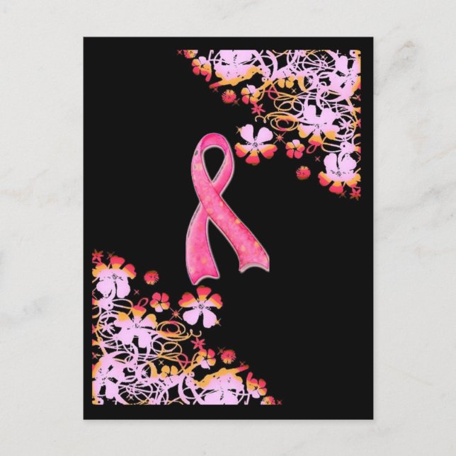 Pink Ribbon Postcard (Front)