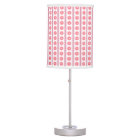 Pink Ribbon Rose Lamp