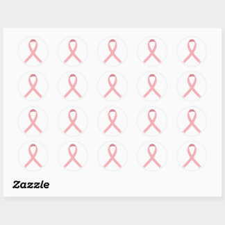  Pink Ribbon Stickers Breast Cancer Awareness 