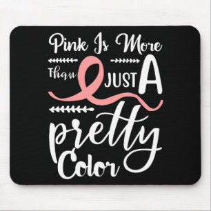 Pink Ribbon Survivor Fighter Breast Cancer  Mouse  Mouse Mat