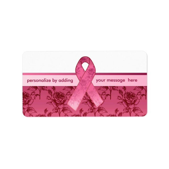 Pink Ribbon Survivor Label (Front)