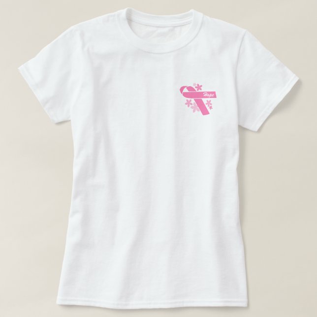 Pink Ribbon T-Shirt (Design Front)