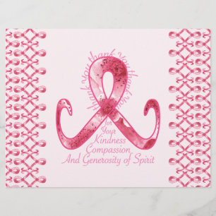 Pink Ribbon Thank You Flyer