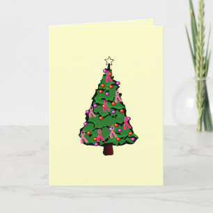 Pink Ribbon Tree Card