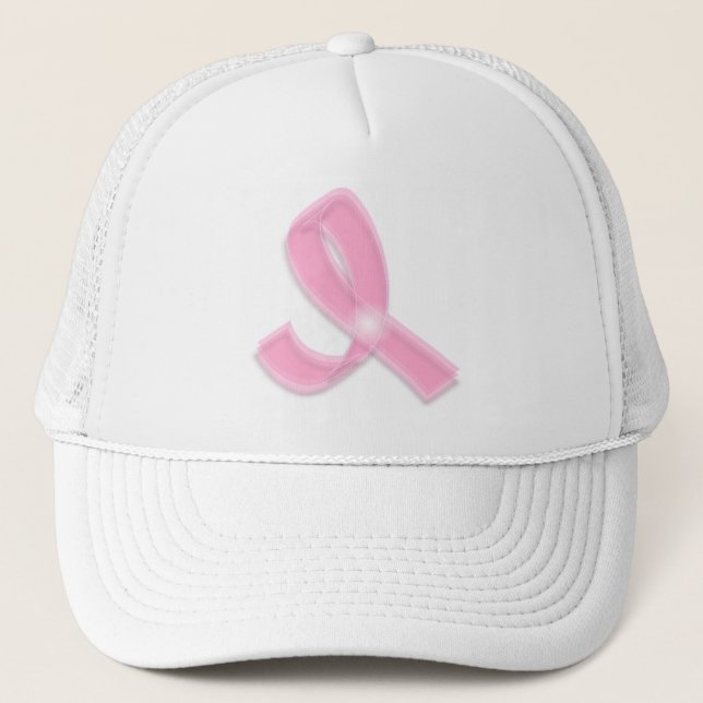 Pink Ribbon Trucker Hat (Front)