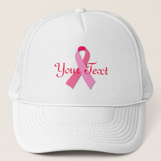 Pink Ribbon Trucker Hat (Front)