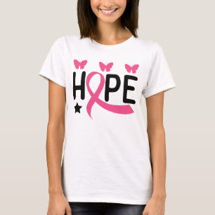 Pink Ribbon Warrior Fighter Warrior Breast Cancer  T-Shirt
