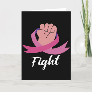 Pink Ribbon Women Cancer Awareness Breast Cancer  Thank You Card
