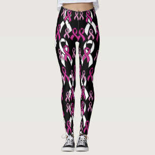 Pink Ribbons...Breast Cancer Leggings