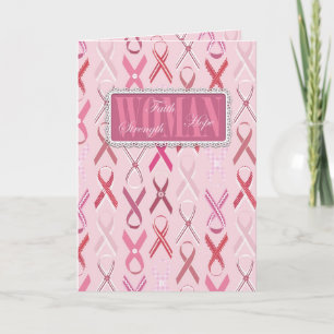 Pink Ribbons Card