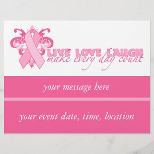 Pink Ribbons Every Day Flyer
