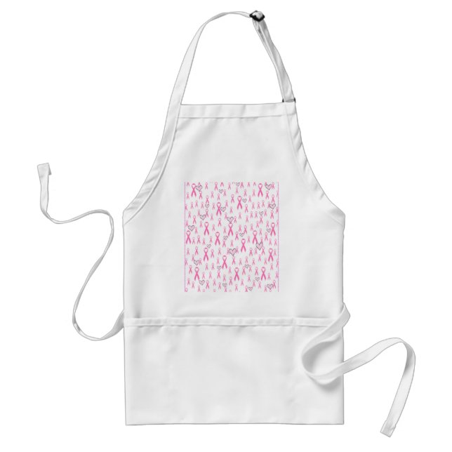 Pink Ribbons,I Care!_ Standard Apron (Front)