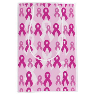 Pink Ribbons/Light...Breast Cancer Medium Gift Bag