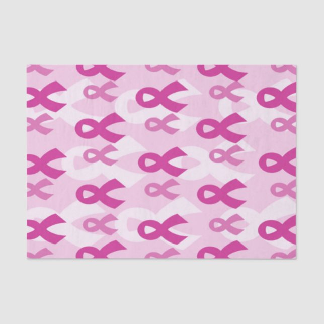 Pink Ribbons/Light...Breast Cancer Tissue Paper (Front)