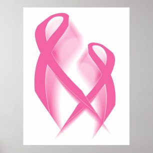 Pink Ribbons Poster