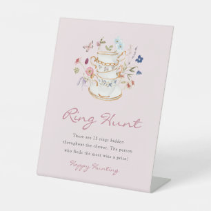 Pink Ring Hunt Bridal Sign