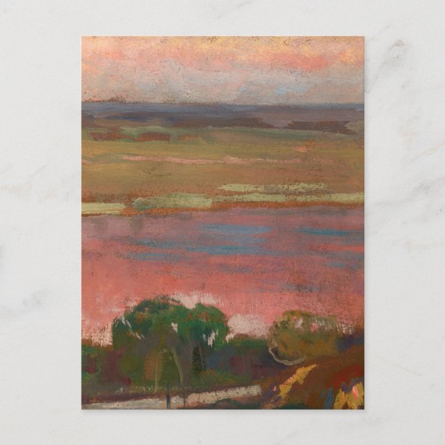 Pink River | Jan Stanisławski Postcard (Front)