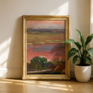 Pink River Jan Stanisławski Poster