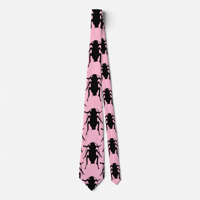 Pink Roaches Tie (Front)