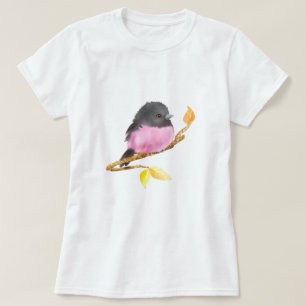 Pink Robin Bird T-Shirt
