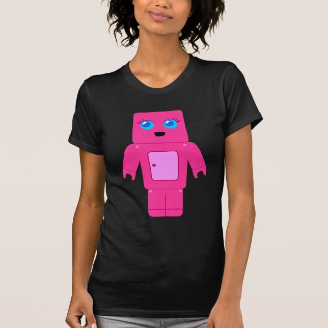 Pink Robot T-Shirt (Front)