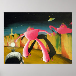 Pink Robots Poster