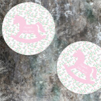 Pink Rocking Horse Girl Baby Shower