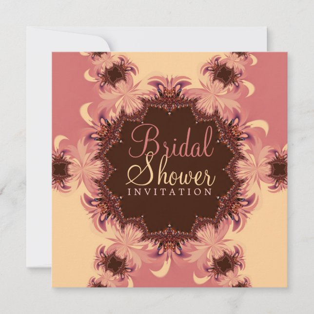 Pink Romance Bridal Shower Invitation (Front)