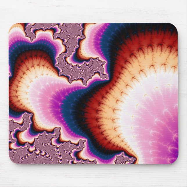 Pink Roots - Fractal Mousepad (Front)