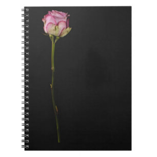Pink rose 3 notebook