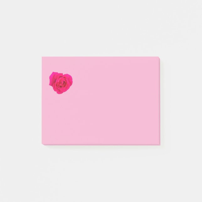 Pink Rose #3 Post-it Notes (Front)
