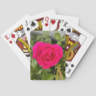 Pink Rose #4 Playing Cards