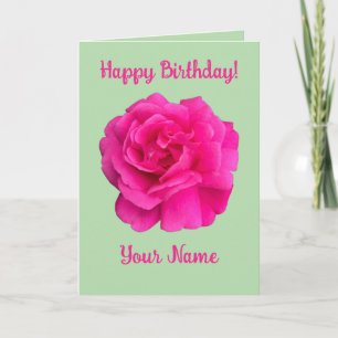 Pink Rose #6 Card