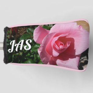 Pink Rose and Bud Garden Floral Golf Head Cover