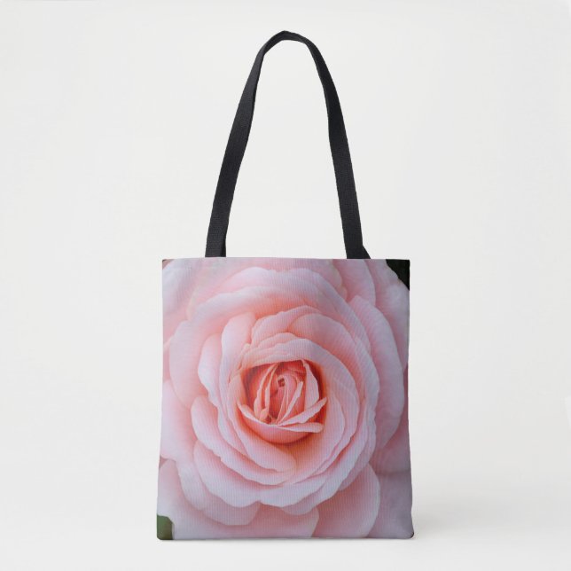 Pink rose beauty tote bag (Front)