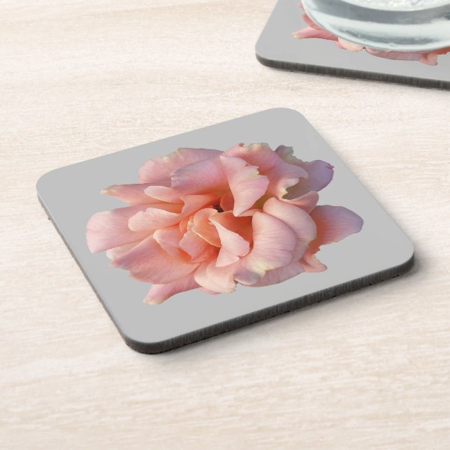 pink rose bloom coaster (Left Side)