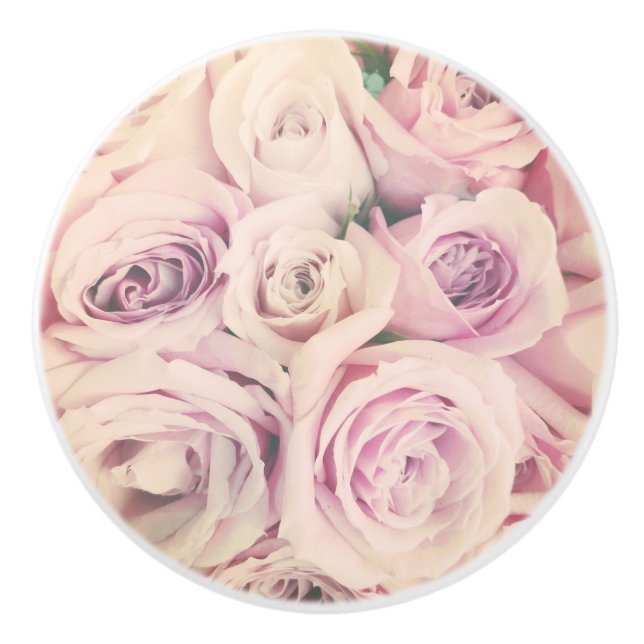 Pink Rose Blush Ceramic Pull (Front)
