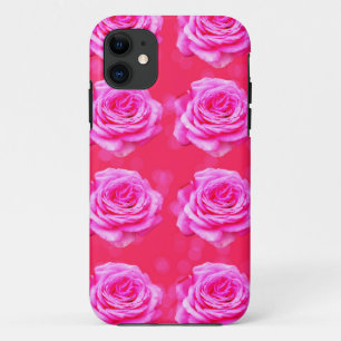 Pink_Rose_Bokeh,_Xtreme iPhone SE + iPhone 5 Case