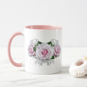 Pink Rose Bouquet Mug