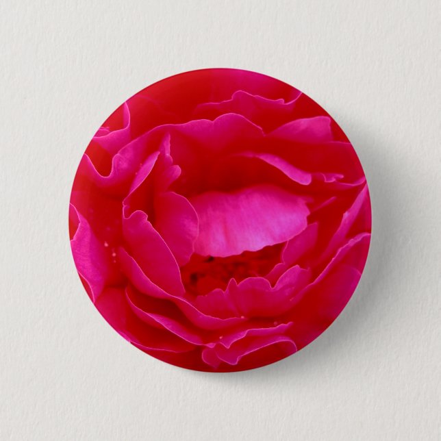 Pink Rose Button - Customisable (Front)